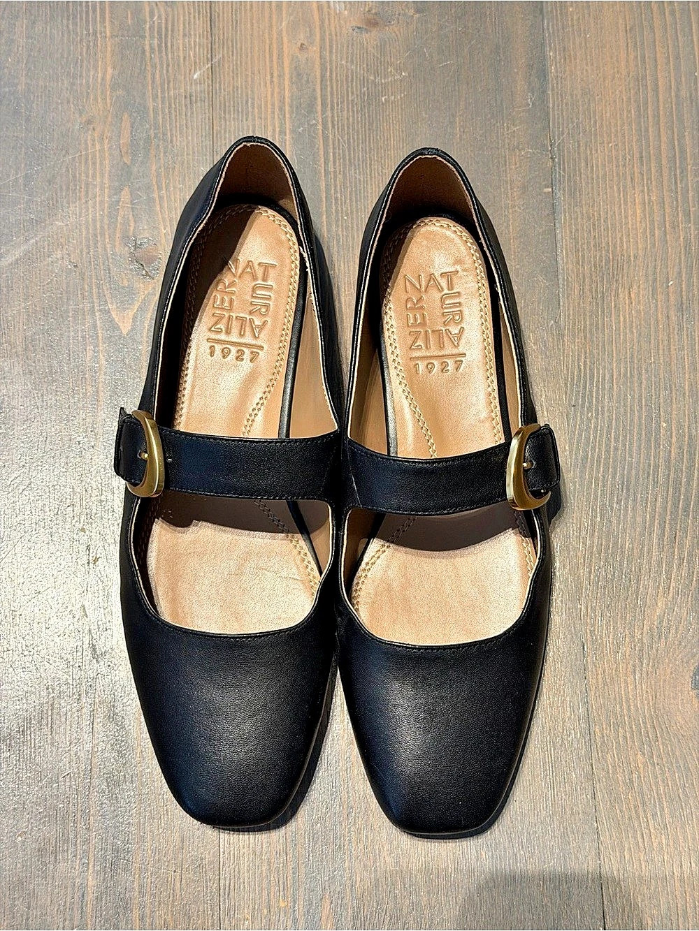 Naturalizer Cosmic Mary Jane Flat Black Flats